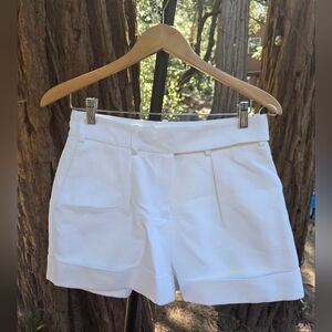 Alexandre Vauthier Womens White Shorts Size 38